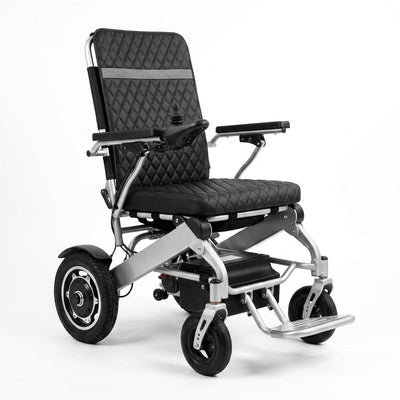Power Wheelchair Built for Independence, Dual Brushless Motors, Foldable Aluminum Frame, Airline-Friendly