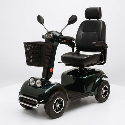 Mobility Scooter Built for All-Terrain Independence, Captain's Seat, Advanced Suspension, Four-Wheel Stability