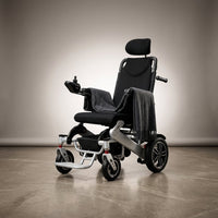 Aurora Stride Elite Folding Power Wheelchair — Studio Shot