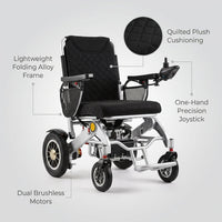 EverGlide ProFold X2 Power Wheelchair — infographic