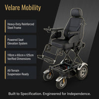 Velare Mobility Elevate Pro Power Wheelchair — Results & Stats