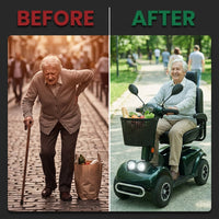 VelocityLux Titan 4 Mobility Scooter — Before & After