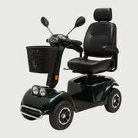 Mobility Scooter Built for All-Terrain Independence, Captain's Seat, Advanced Suspension, Four-Wheel Stability