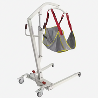 Electric Patient Lift Hoist Designed for Safe Home Transfers, Premium Sling System, Reinforced Frame, Smooth Castors