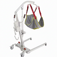 Electric Patient Lift Hoist Designed for Safe Home Transfers, Premium Sling System, Reinforced Frame, Smooth Castors